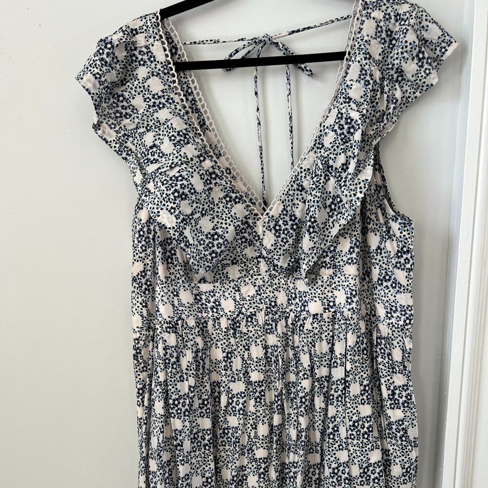 Anthropologie Plus: 1X V-Neck Plunge Tunic Mini Dress NWT - Picture 5 of 11